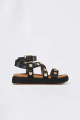 Sandalo A96040 A96040 BLACK INUOVO