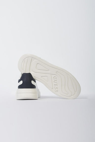 Sneaker elba FMPELB LEA12 FMPELB LEA12 WHITE BLUE GUESS 