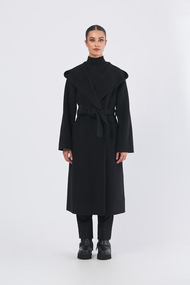 Cappotto ella 5BGL00 7125A A996 JET BLACK GUESS BY MARCIANO