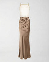 Abito Elisabetta Franchi Doppiopetto Slim Fit ABR1762E2 EZ4 AVORIO/ARGILLA ELISABETTA FRANCHI 