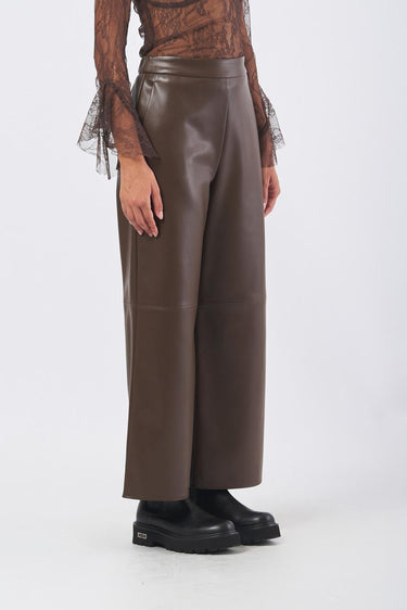 Pantalone AMATI 25297860236 ecopelle jersey AMATI 25297860236 001 VISONE 2 MAX MARA 