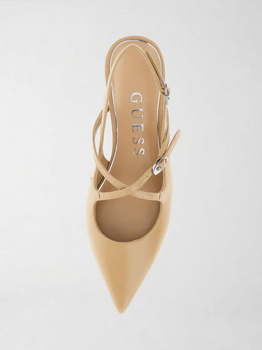 Sandali Elyze Logo FLJCSR LEA05 NUDE GUESS 
