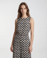 Tuta in Seta Stampata Regular Fit SMMRONCHI 26192410236 001 BLUE/NERO MAX MARA