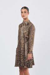 Abito alanis 5YGK28 7298A P1TO CHARMING LEOPARD GUESS BY MARCIANO