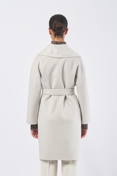 Cappotto MESSI 25290160616 doppio drap pura lana MESSI 25290160616 016 WINTER WHITE MAX MARA 