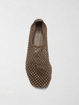 Pumps con strass R14 CONNIE CACAO STRATEGIA 