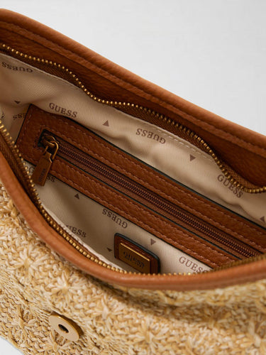 Borsa a tracolla Camden HWRB93 08720 NATURAL/COGNAC GUESS 