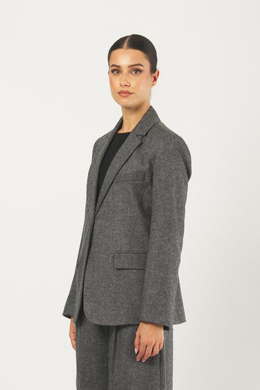 Blazer CALATE 252504607 flanella leggera misto lana CALATE 252504607 006 BIANCO/NERO EMME MARELLA 