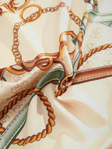 Foulard Donna Kefiah Stampa Grafica Mocha AW5444 POL01 PALE MOCHA GUESS