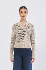 Maglia METWORK manica lunga METWORK 0642 CREMA NENETTE 