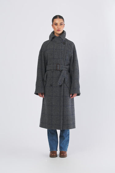 Cappotto SESTRI 252505161226  tweed lana/nylon SESTRI 252505161226 002 GALLES WEEKEND