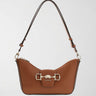 Borsa a spalla con logo Janie HWVG99 10180 COGNAC GUESS 