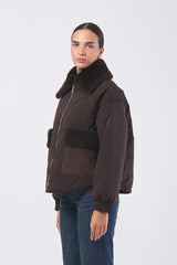 Imbottito SENIOR 252348602 tela tecnica antigoccia SENIOR 252348602 002 MARRONE MARELLA