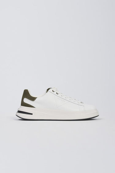 Sneaker elba FMTLBA LEL12 WHITE GREEN GUESS