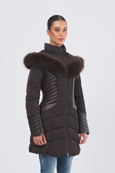 Piumino new oxana W4BL61 WGLZ0 G1EB REGAL BROWN GUESS 