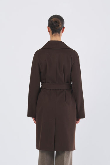 Cappotto CORTE 25250160626 drap di pura lana CORTE 25250160626 089 CIOCCOLATO WEEKEND