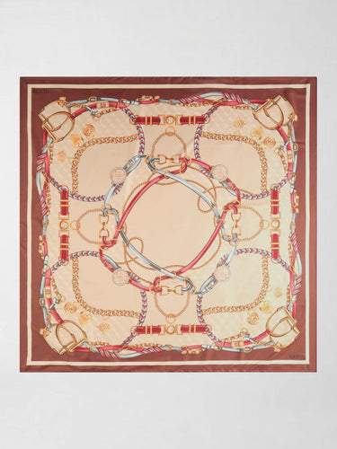 Foulard Donna Kefiah Stampa Grafica Mocha AW5444 POL01 PALE MOCHA GUESS 