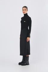 Abito AM06B56E2 di maglia AM06B56E2 110 NERO ELISABETTA FRANCHI 
