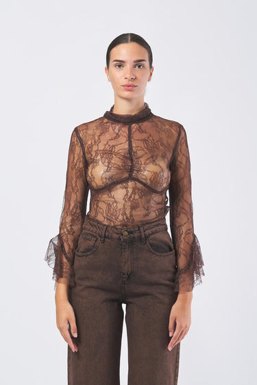 Maglia lupetto CFC0125259003 CFC0125259003 B401 CIOCCOLATO RINASCIMENTO