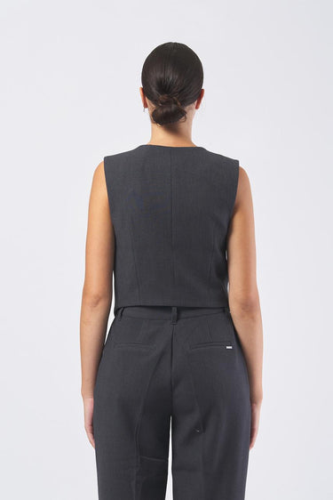 Gilet joandra W5BH51 W2402 G912 DARK GREY MELANGE GUESS 