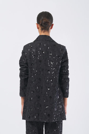 Giacca CFC0125247003 dritta CFC0125247003 B001 NERO RINASCIMENTO