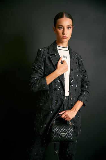 Giacca CFC0125247003 dritta CFC0125247003 B001 NERO RINASCIMENTO