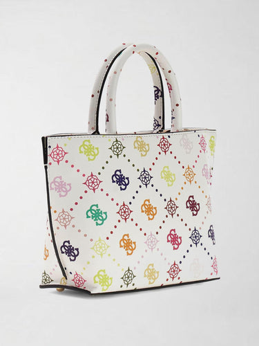 Borsa a Mano Emelie da Donna con Stampa Multi-logo HWGM99 28750 MULTI LOGO GUESS 