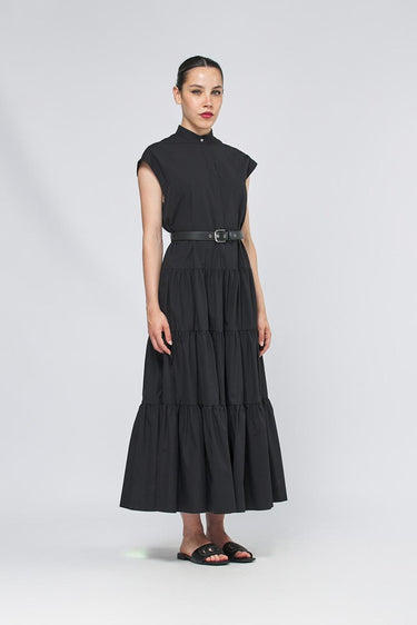 Abito BAIRO 251622110260 popeline di puro cotone BAIRO 251622110260 004 NERO MAX MARA 