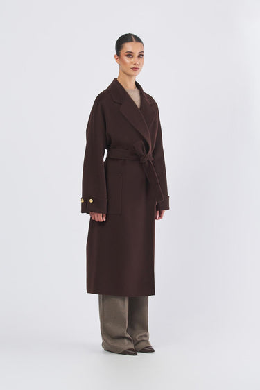 con cintura CP68D56E2 EA3 COFFEE ELISABETTA FRANCHI