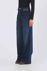 Jeans STAFF gamba larga STAFF 0473 LAVAGGIO BLU SCURO NENETTE