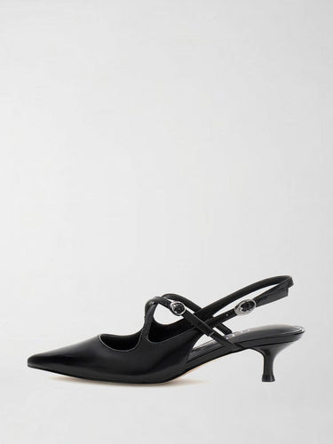 Sandali Elyze Logo FLJCSR LEA05 BLACK GUESS 