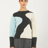 Maglia EDITOR 252536630 fil. macumba elite+lurex EDITOR 252536630 004 AZZURRO+GRIGIO EMME MARELLA 