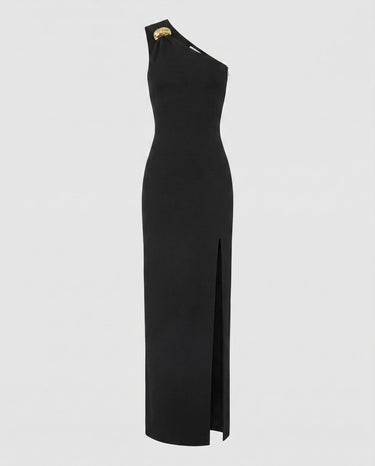 Abito Elisabetta Franchi Red Carpet Monospalla Slim Fit AM43B62E2 110 NERO ELISABETTA FRANCHI 