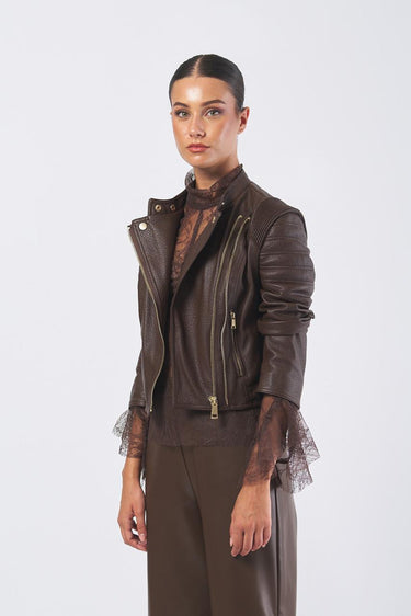 Giacca jeannine W5YL19 WHDS0 FN09 REGAL BROWN MULTI GUESS