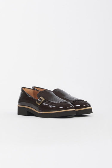 Mocassino GW181 forma 5719 suola sibilla GW181 MORO/CUOIO NINNI D. 