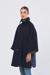 Imbottito RUFO 25254960126 drap pura lana RUFO 25254960126 015 BLU WEEKEND