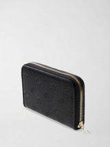 Portafoglio con Zip Donna Anise SWPD99 16140 BLACK LOGO GUESS 