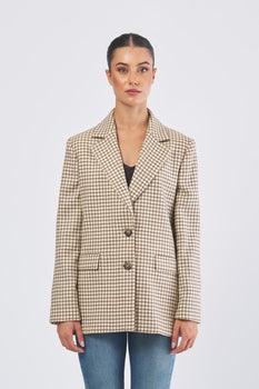 Blazer ANSON 2521046123 diagonale fantasia pura lana ANSON 2521046123 004 FANTASIA PENNY BLACK