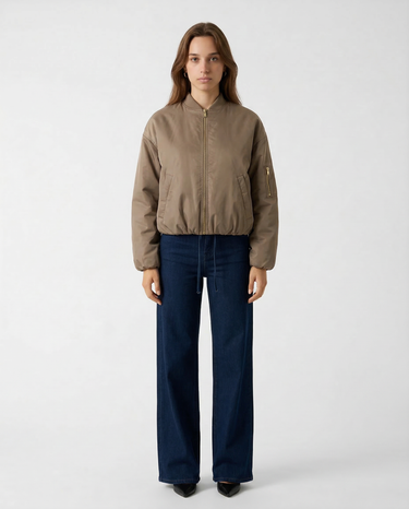 Giacca Bomber Regular Fit W6RL26 WJ662 G1EC WALNUT SHELL GUESS 