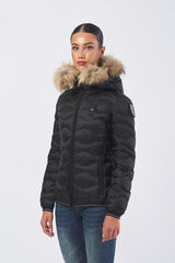 Giubbotto aldie 25WBLDC03096-006047 999EI NERO INT. BEIGE BLAUER