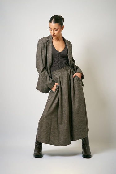 Blazer CALATE 252504607 flanella leggera misto lana CALATE 252504607 007 NOCCIOLA EMME MARELLA 