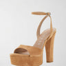 Sandali in suede Hitten FLPHIT SUE03 BROWN GUESS 