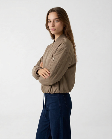 Giacca Bomber Regular Fit W6RL26 WJ662 G1EC WALNUT SHELL GUESS 