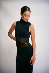 Abito di maglia AM37T57E2 AM37T57E2 110 NERO ELISABETTA FRANCHI