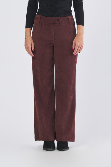 Pantalone DESTINO 252513605 velluto a coste stretch DESTINO 252513605 004 BORDEAUX EMME MARELLA 