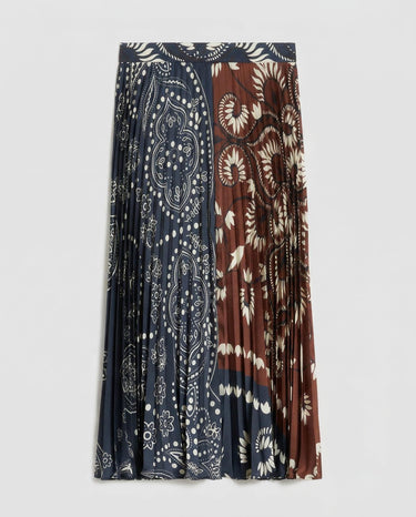 Gonna in Twill Stampato WKDMILORD 26151010116 001 FOULARD PATCH WEEKEND 