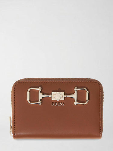Portafoglio con logo Janie SWVG99 10140 COGNAC GUESS