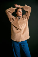 Giaccone EMILIA 252308609 spazzolino alpaca suri EMILIA 252308609 001 CAMMELLO MARELLA