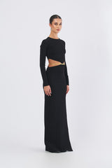 Abito AM24S56E2 di maglia AM24S56E2 110 NERO ELISABETTA FRANCHI 