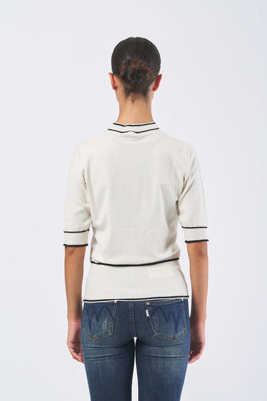 girocollo CFM0011969003 B434 BIANCO RINASCIMENTO